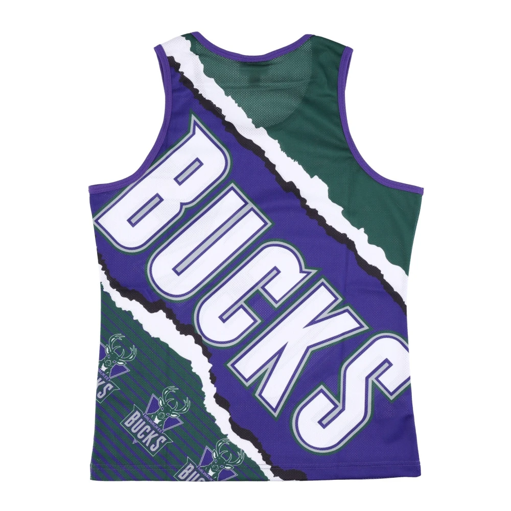 Mitchell & Ness Milwaukee Bucks Basketball Tank Top Multicolor Heren