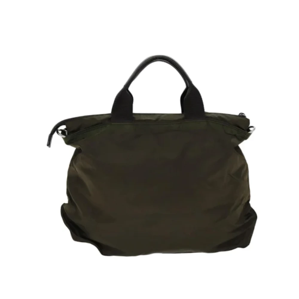 Prada Vintage Pre-owned Nylon prada-bags Brown Dames
