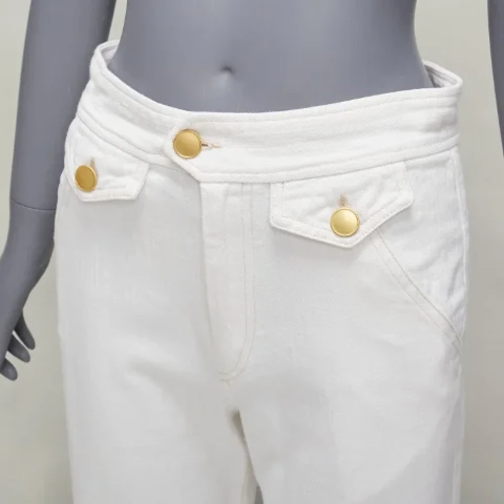 Isabel Marant Pre-owned Cotton bottoms White Dames