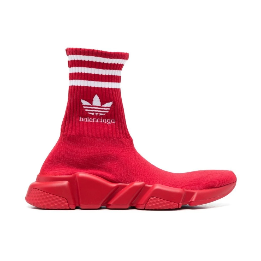 Adidas Red Speed Trainers With Stripe Detailing - Female - Trainers - 3 Uk - Sport