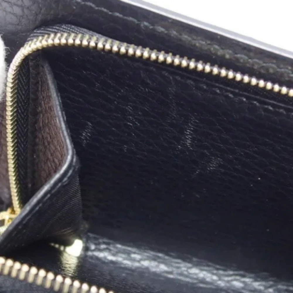 Gucci Vintage Pre-owned Leather wallets Beige Dames