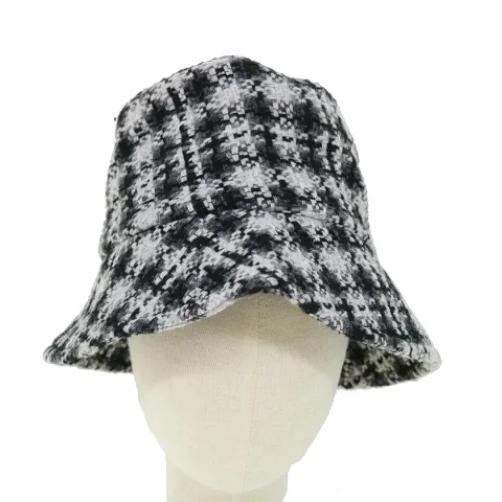 Chanel Vintage Pre-owned Wool hats White Dames
