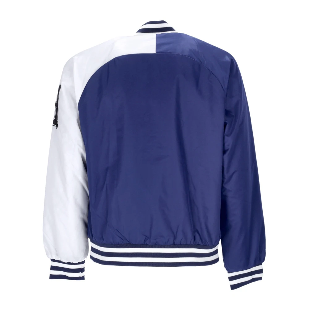 HUF Gewatteerde Satijnen Baseballjas in Marineblauw Blue Heren
