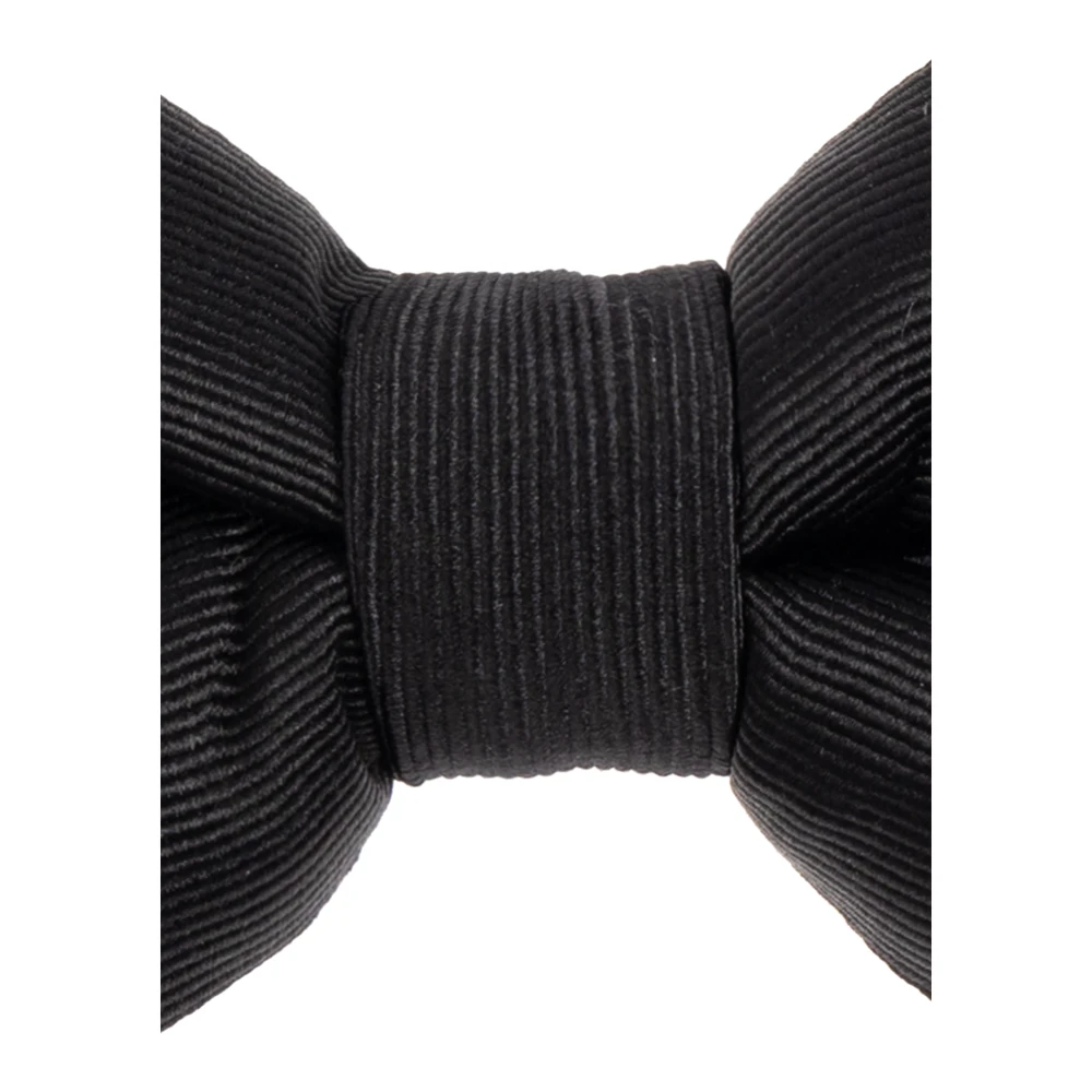Tom Ford Zijden vlinderstrik Black Heren
