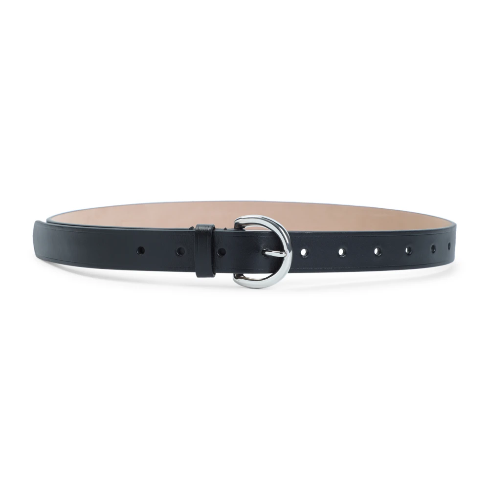 Phoebe Philo Donna Nero - Leather Belt, Size: M - L - Immagine 2