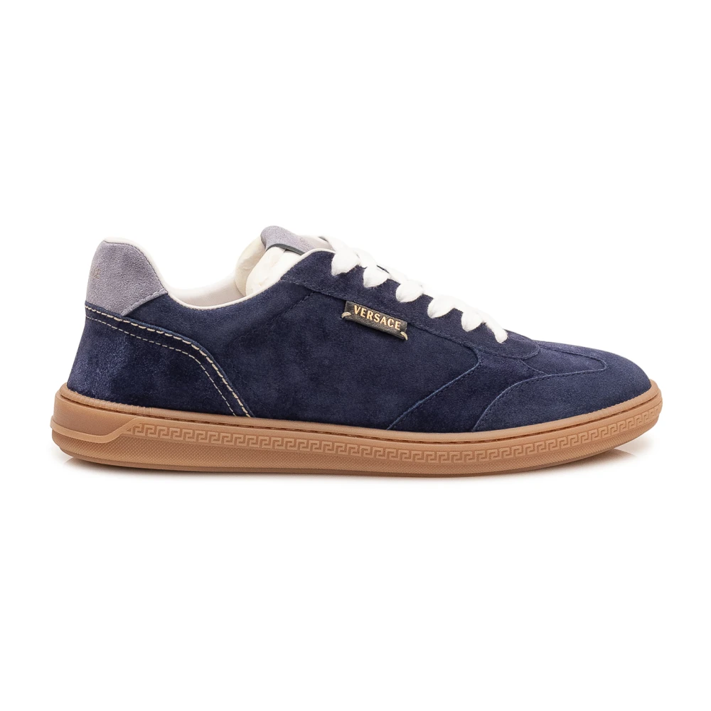 Versace Sneaker Suede Dames Schoenen Blauw