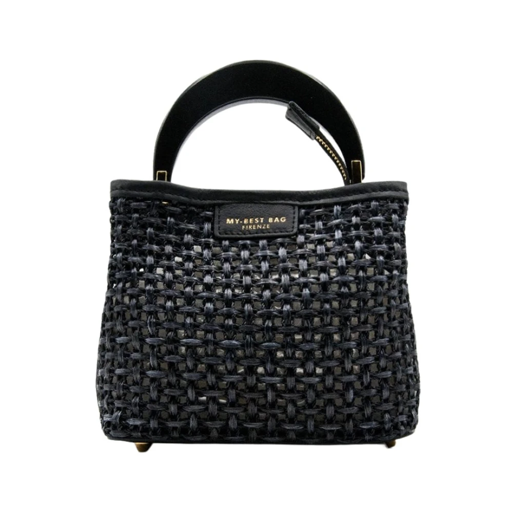 My Best Bags Women's Black Borsa A Mano Piccola - Handbags - One Size - Bags