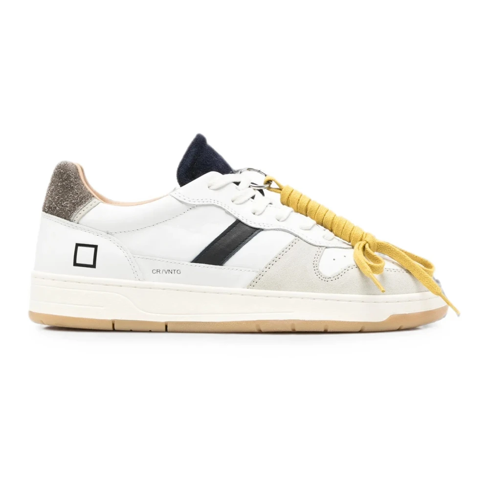 D.a.t.e. Vnwn Sneakers Court 2.0 White Brown - Immagine 3