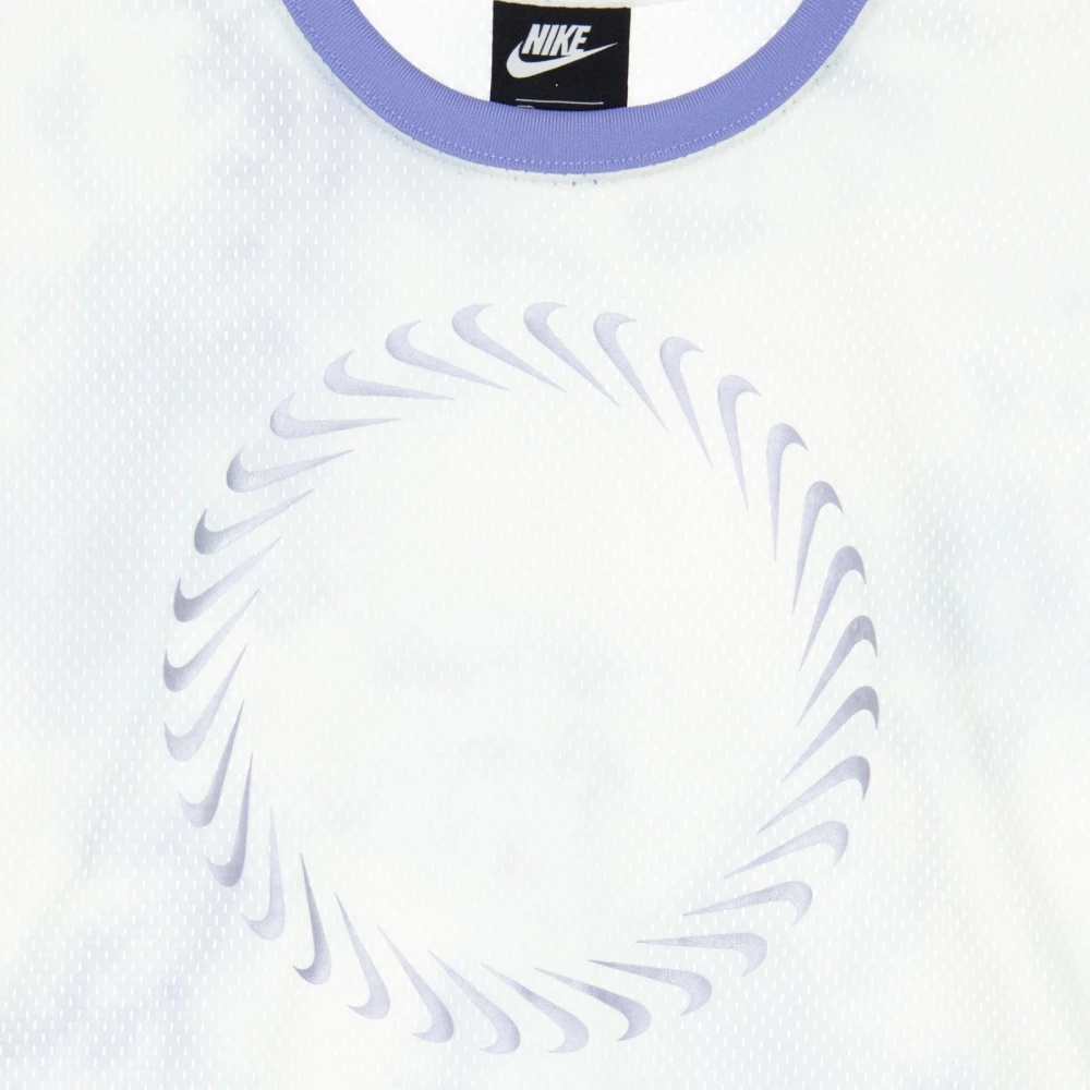 Nike Mesh Icon Clash T-Shirt Light Thistle White Dames