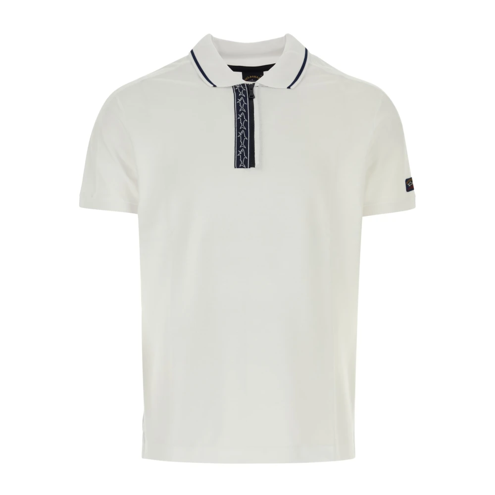 PAUL & SHARK Klassiek Poloshirt in Diverse Kleuren White Heren