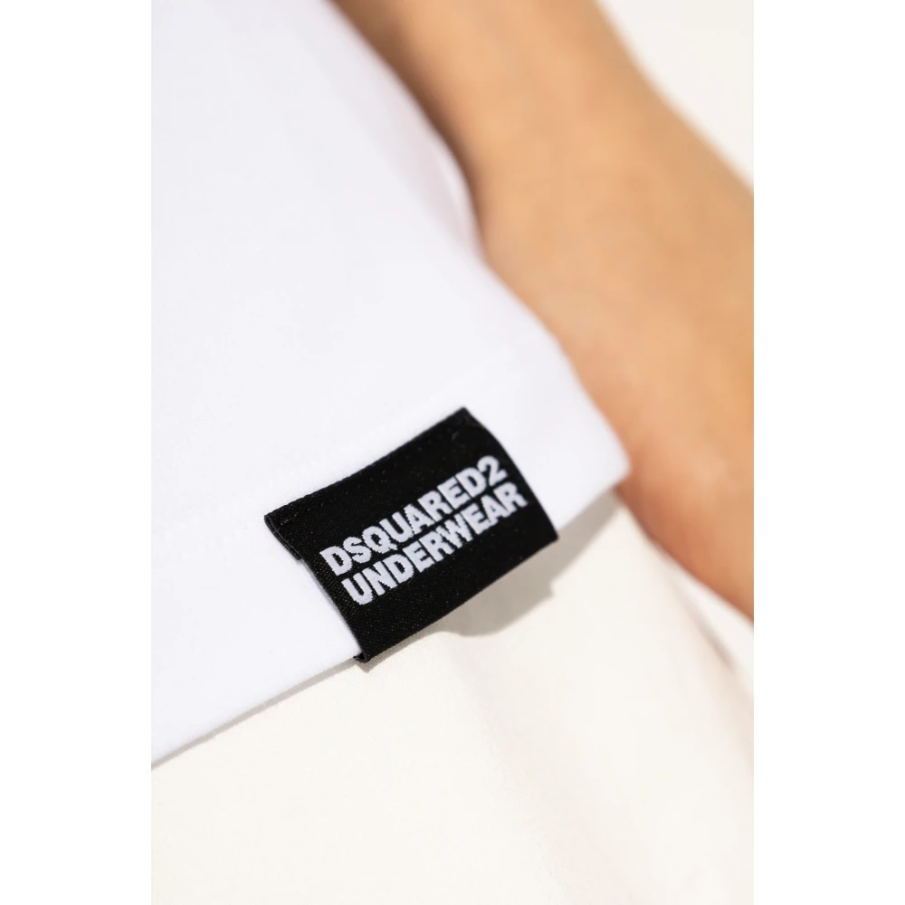 Dsquared2 T-shirt uit de 'Underwear' collectie White Dames