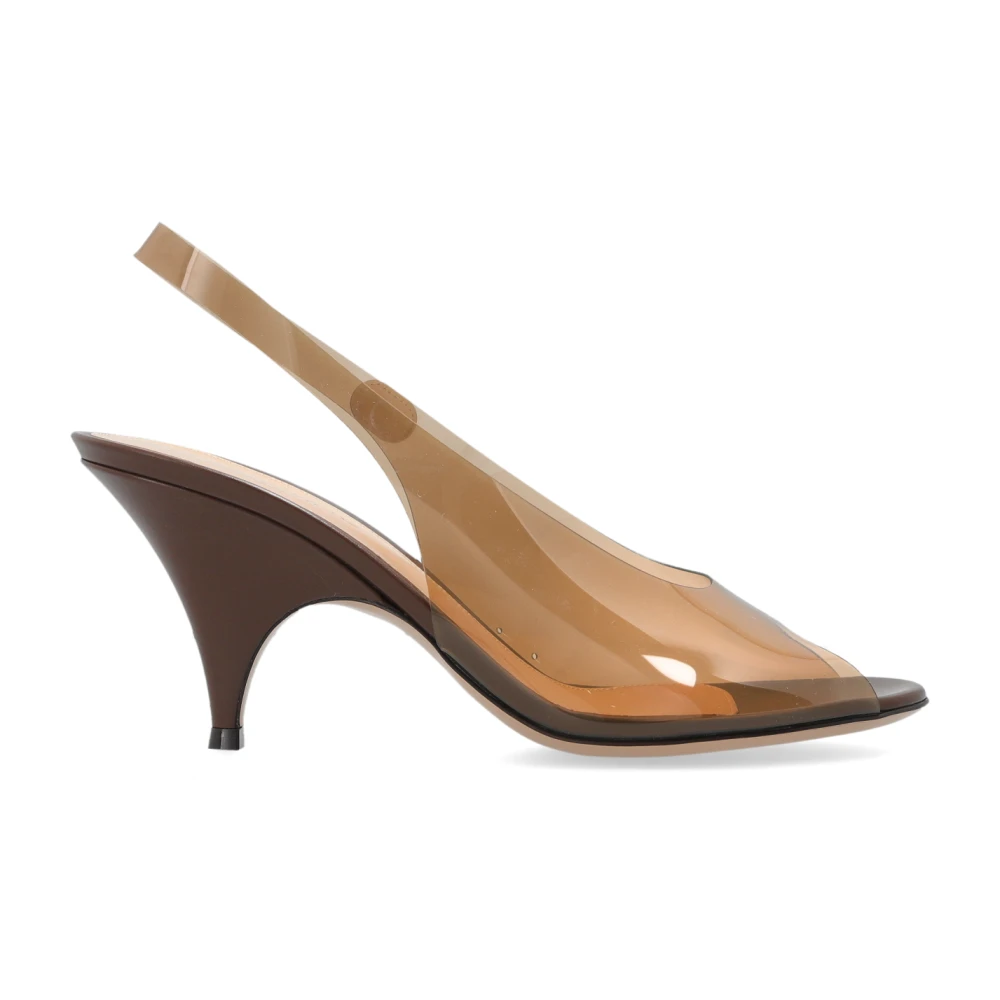 Gianvito Rossi Brown High Heel Sandals, Female, 5 1/2 Uk, Heeled Shoes