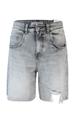 grey-denim-shorts