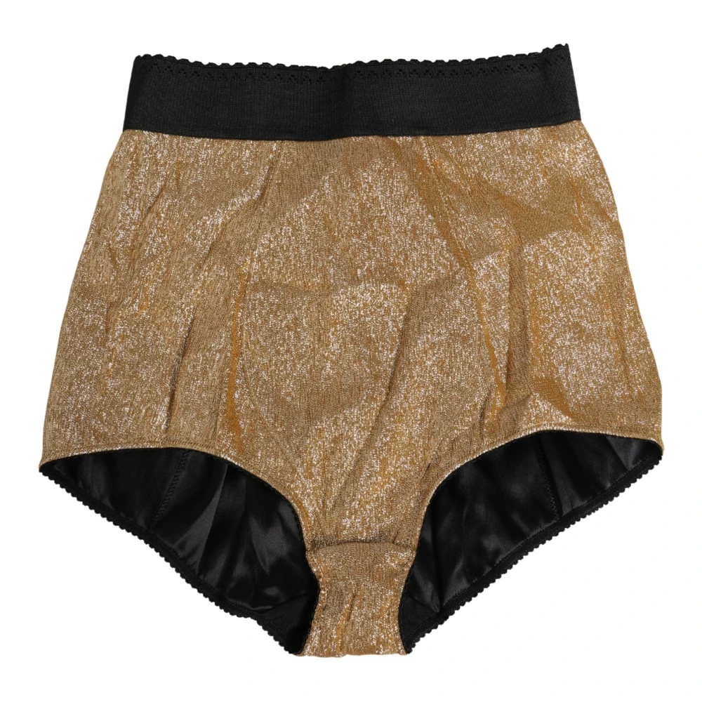 Dolce & Gabbana Women's Yellow Underpants, M, High Waist Girdle Panty