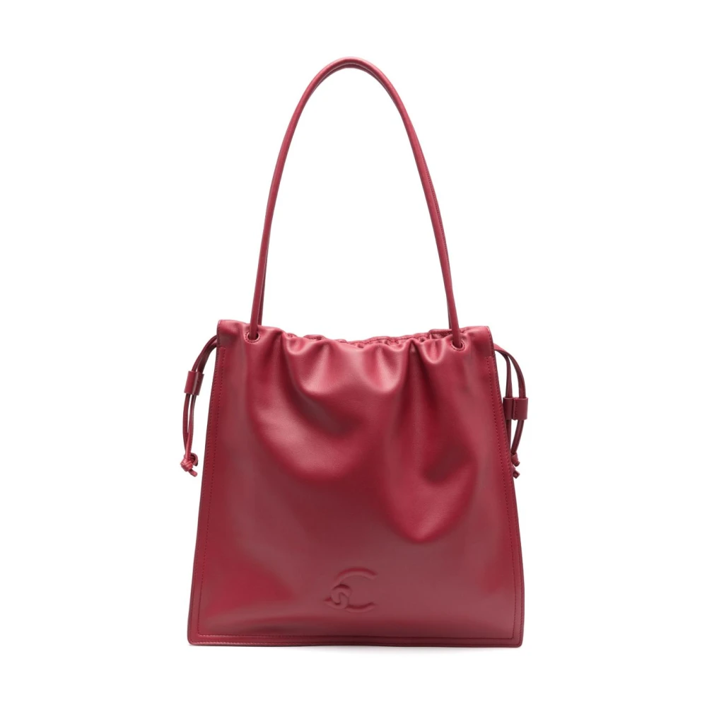 Coccinelle Dulse Schoudertas met Trekkoordsluiting Red Dames