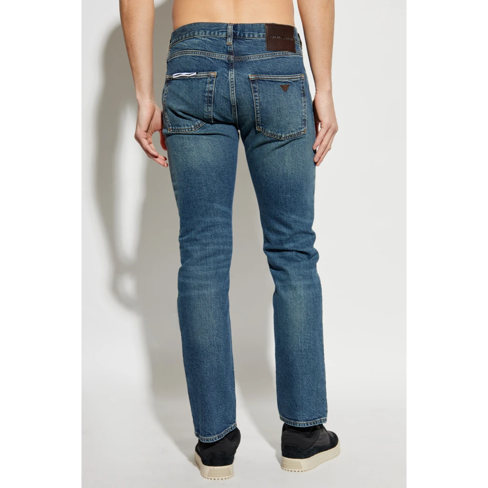 Emporio Armani Tapered leg jeans Blue Heren