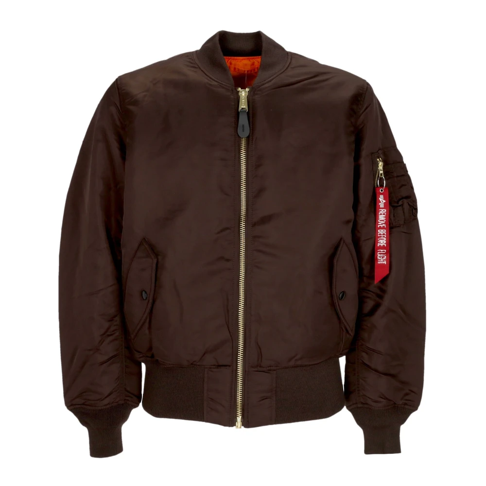 Alpha Industries Hunter Brown Bomberjacka Man AI Ma-1 Brown, Herr