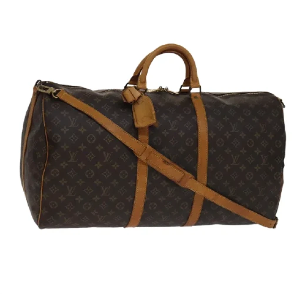 Louis Vuitton Vintage Pre-owned Canvas travel-bags Brown Dames