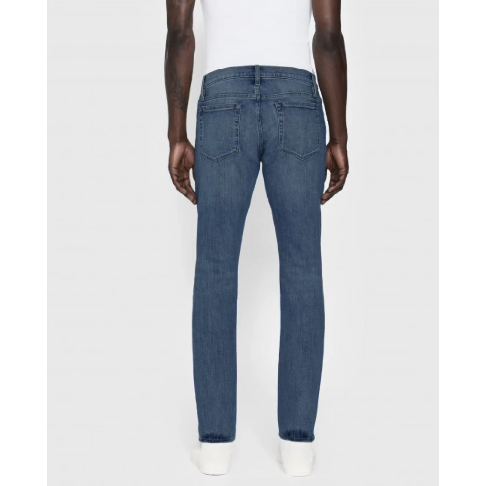 Frame Slim Straight Leg Jeans Blue Heren