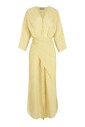 robe-midi-en-ramie-jaune-clair