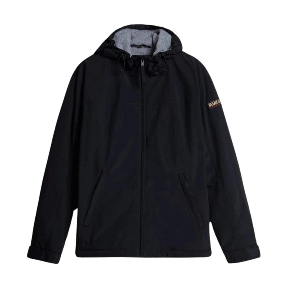 Napapijri Men's Blue Windbreakers, 2XL, Shelter Wint Short Jacket