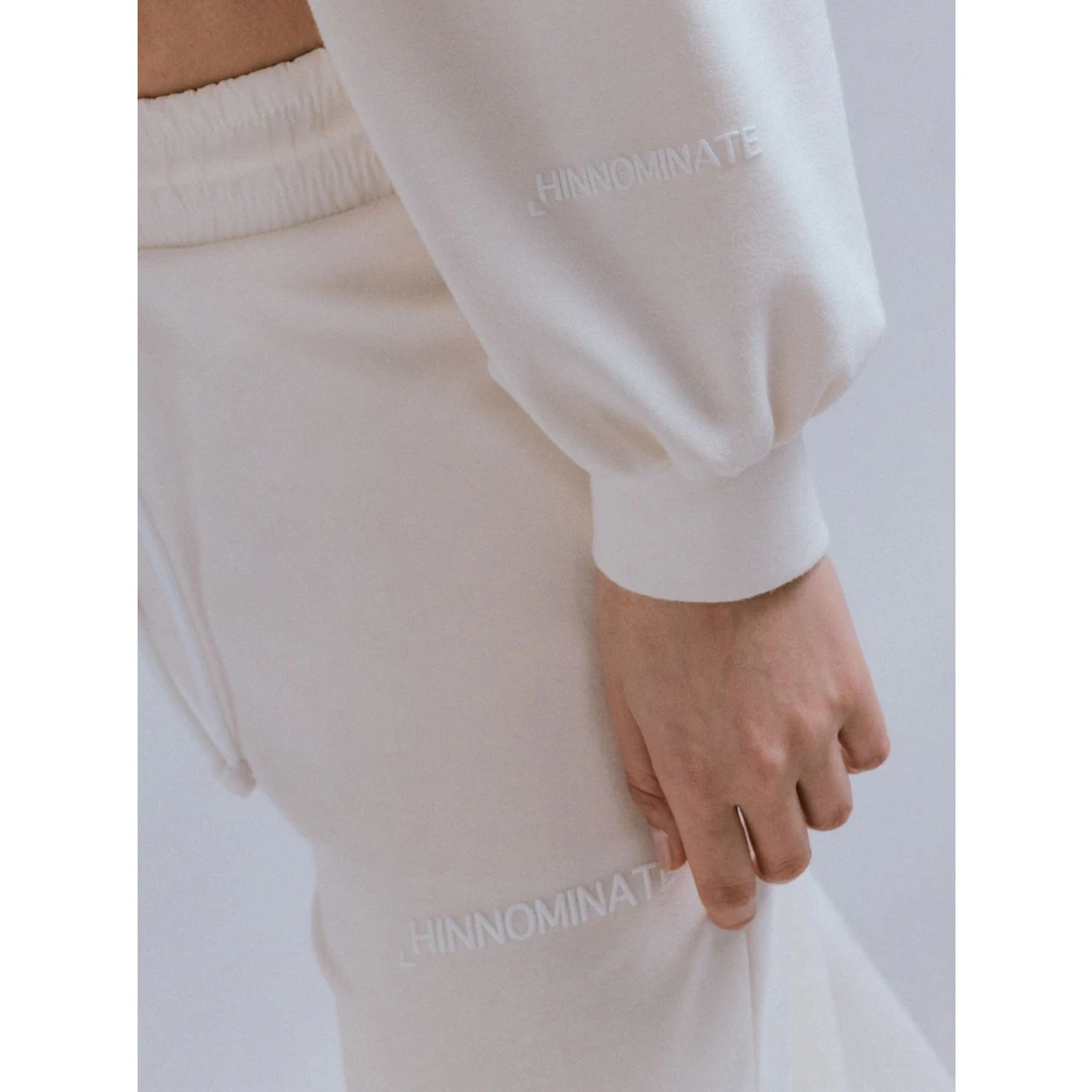 Hinnominate Beige Cropped Turtleneck Sweater Beige Dames