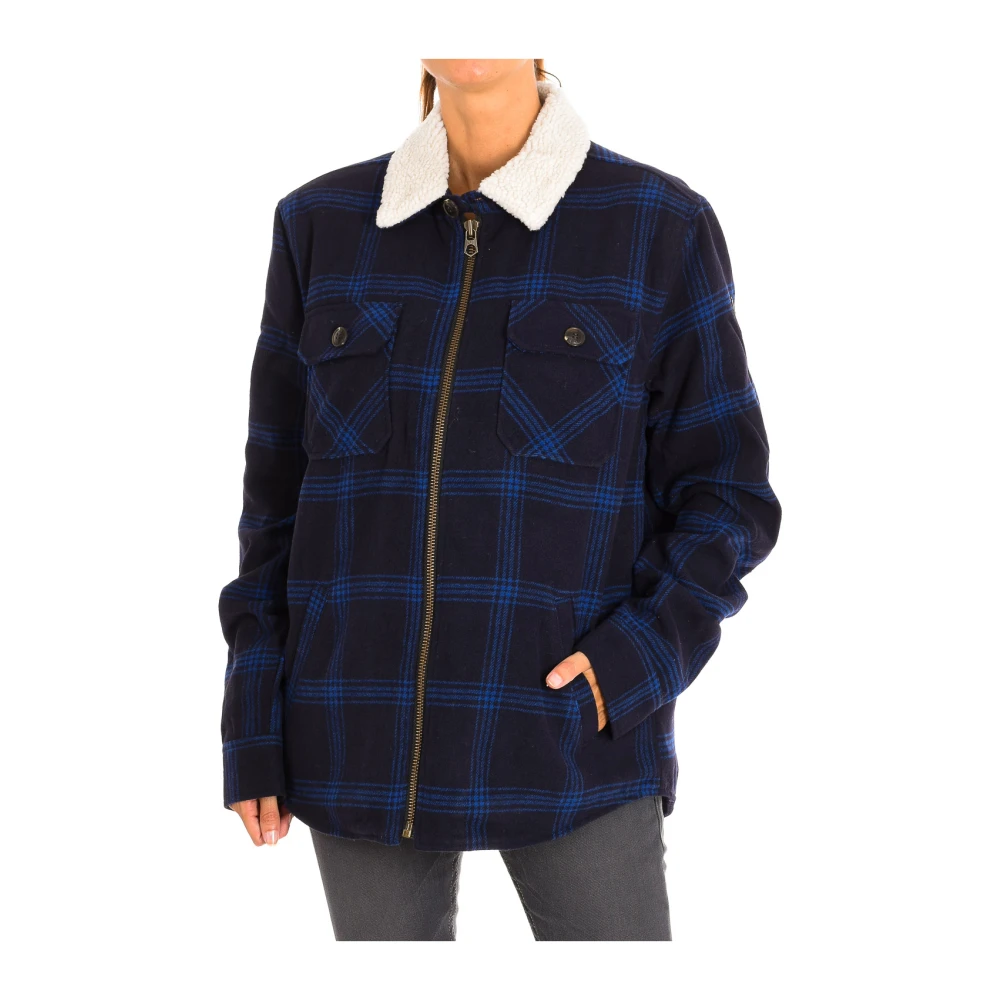 Le Temps Des Cerises Women's Blue Light Jackets, Xl, Padded Jacket For Cold Weather