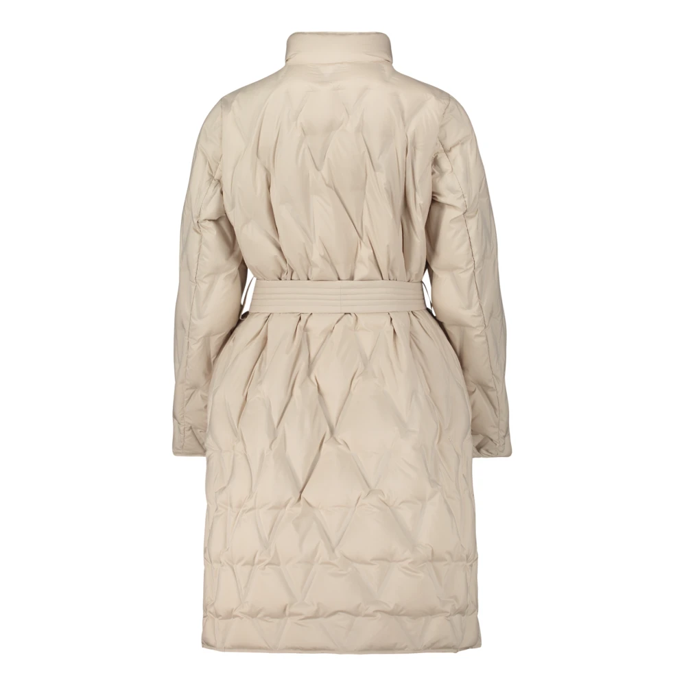 Betty Barclay Gewatteerde donsjas met strikceintuur Beige Dames