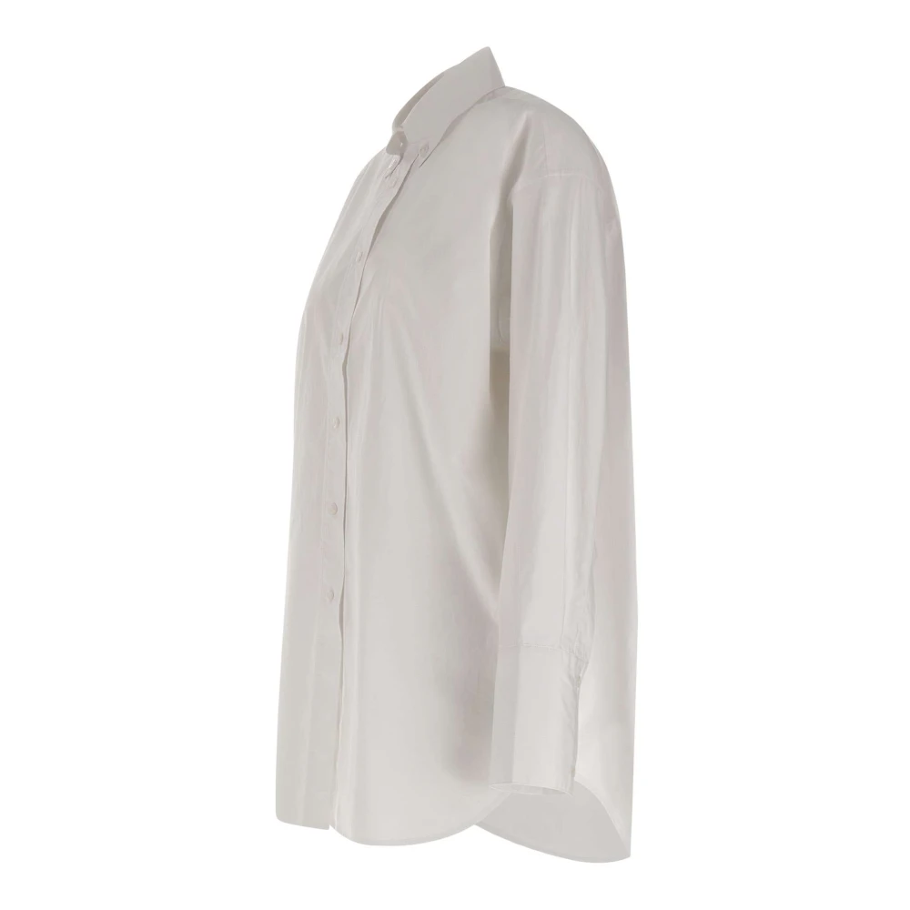 Remain Birger Christensen Witte Katoenen Overhemd Klassieke Stijl White Dames