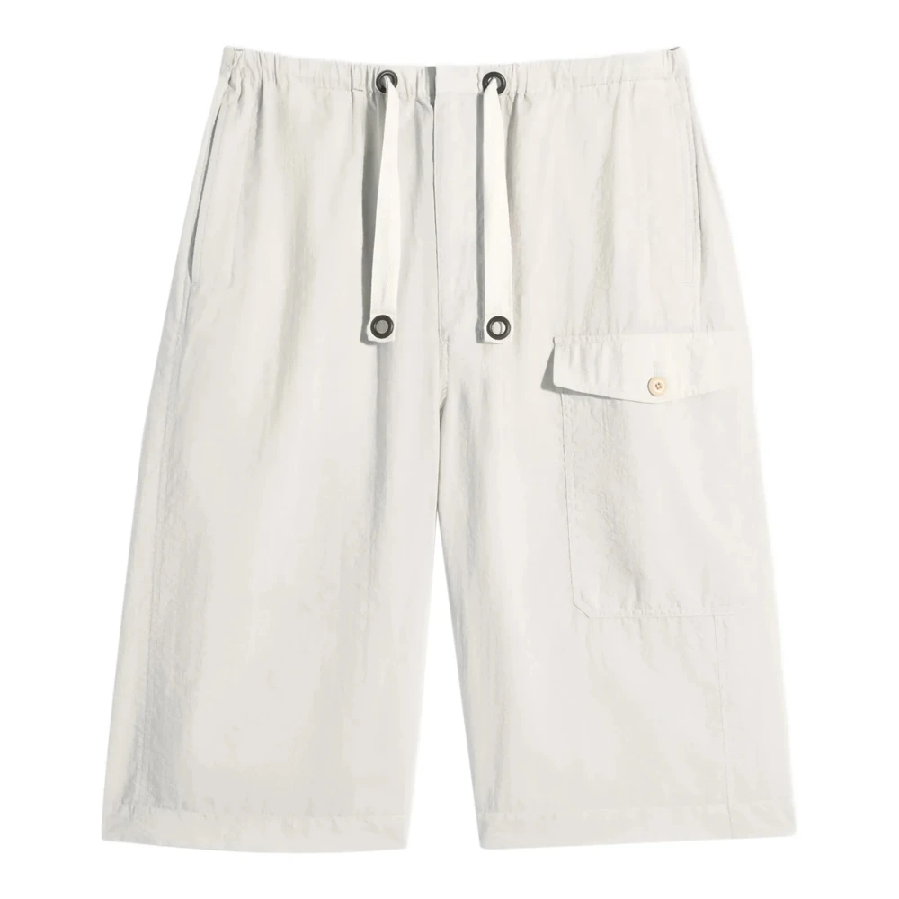 Lemaire Men's Beige Casual Shorts, L, Cargo Easy Shorts