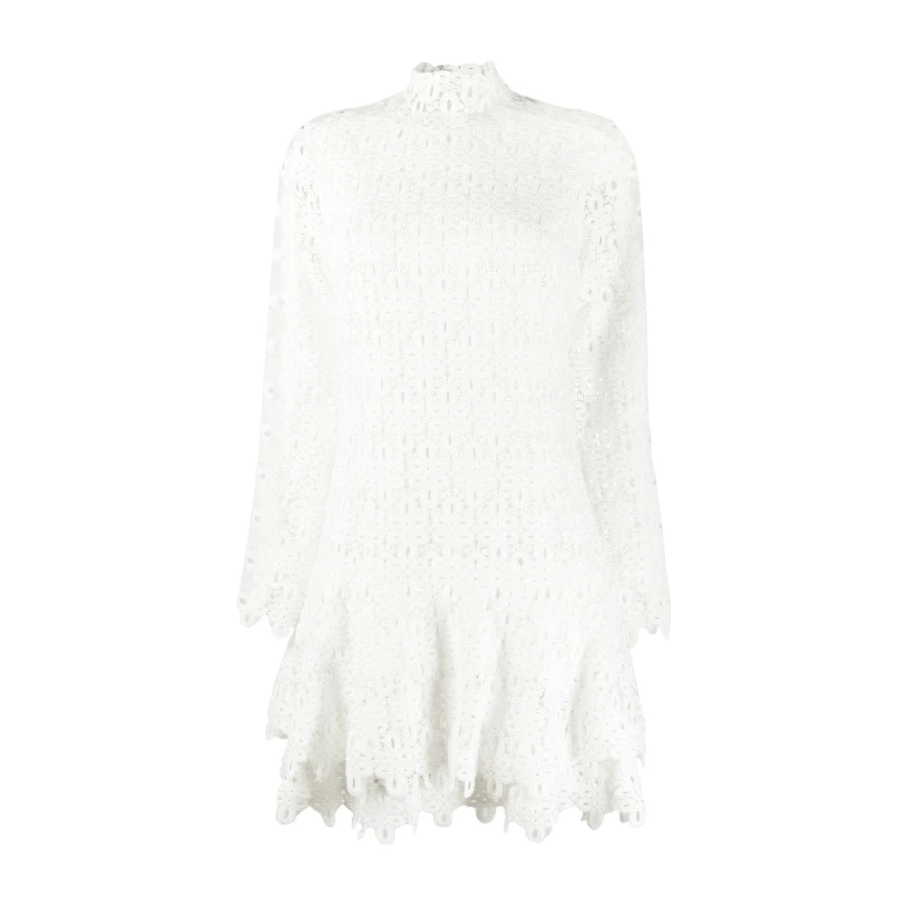 Simkhai Witte Kant Mini Jurk White Dames