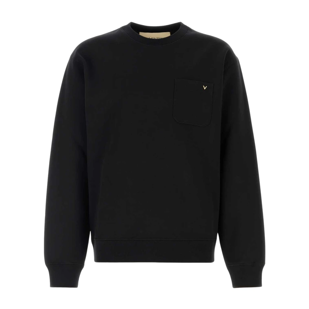 Valentino Garavani Men's Black Jersey Felpa - Sweatshirts - Xl - Sweatshirts & Hoodies