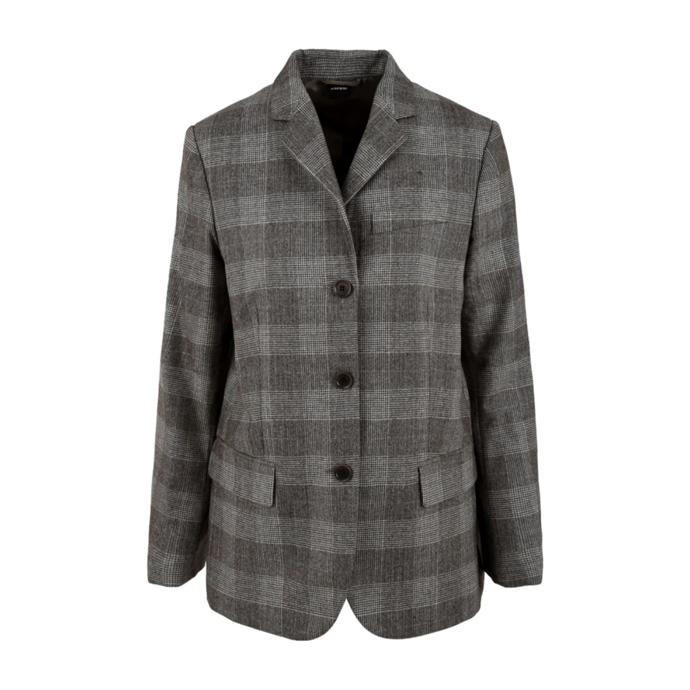 Aspesi - Jackets > Blazers - Gray - Aspesi - Modalova