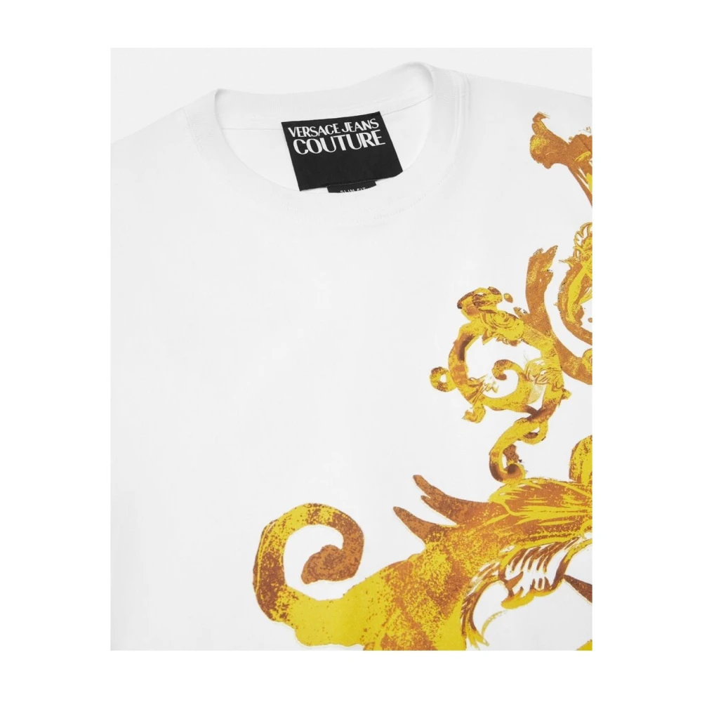 Versace Jeans Couture Katoenen T-shirt White Heren