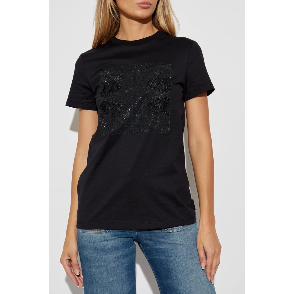 Max Mara Bedrukt T-shirt Black Dames