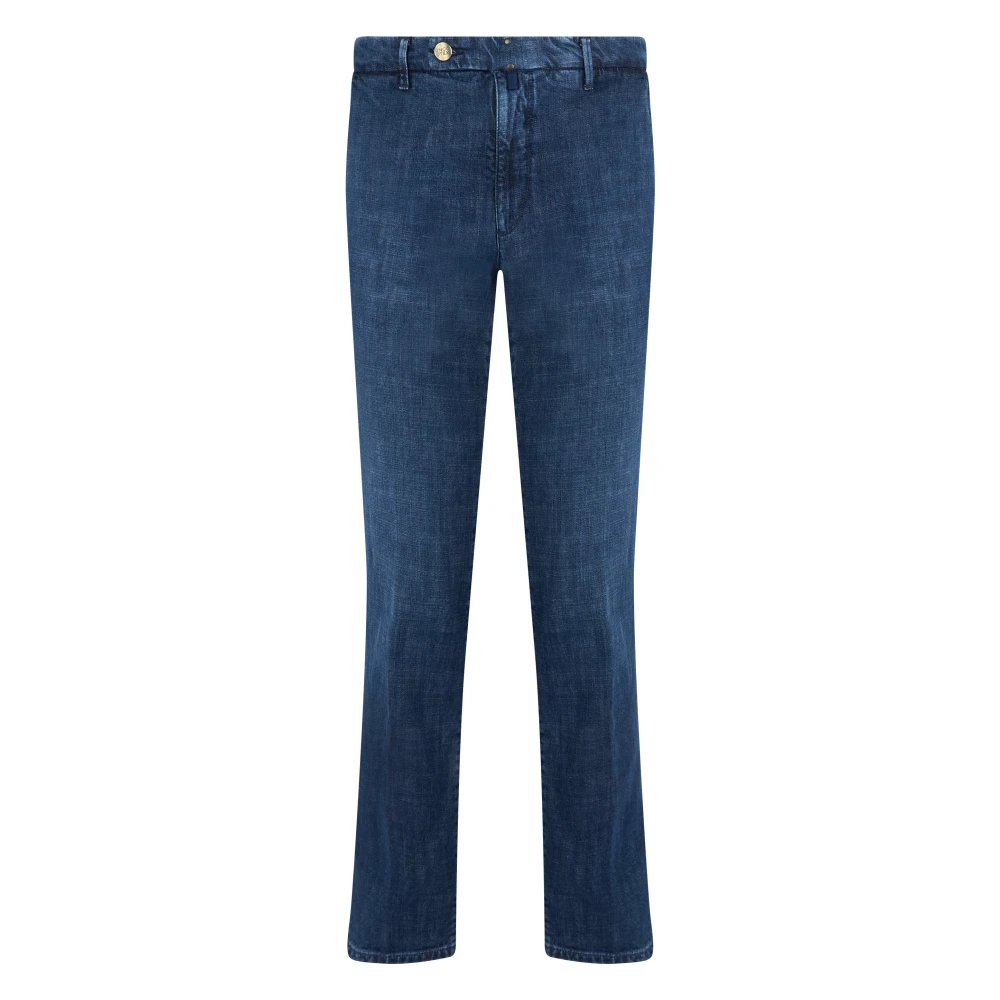 Slowear Men's Blue Straight Fit Jeans, W32, Jeans Slim Fit