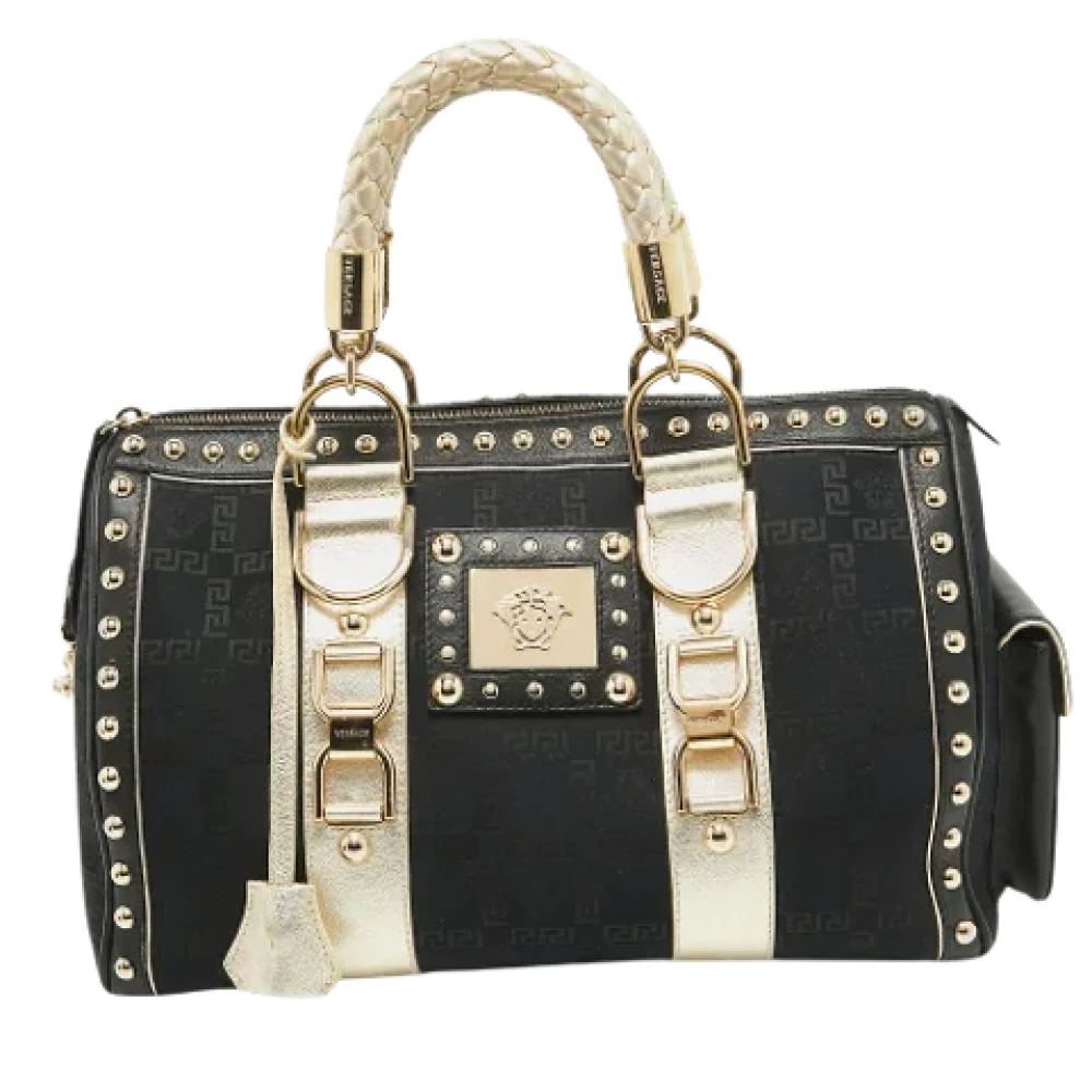 Versace Pre-owned Fabric handbags Black Dames