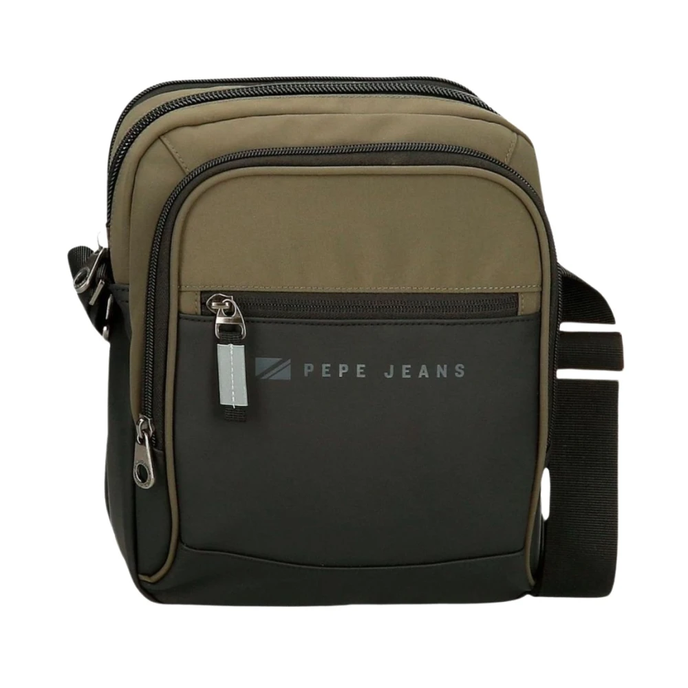 Pepe Jeans Mannen Tablet Schoudertas Jarvis Green Heren