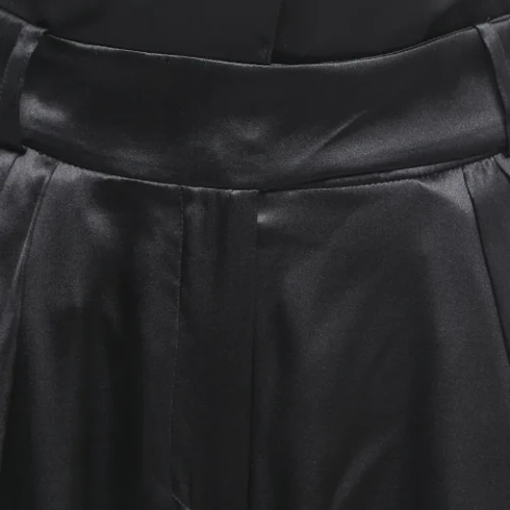 Alexandre Vauthier Pre-owned Silk bottoms Black Dames