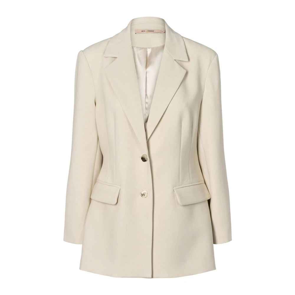RUE de Femme Adalira Blazer voor Vrouwen Beige Dames