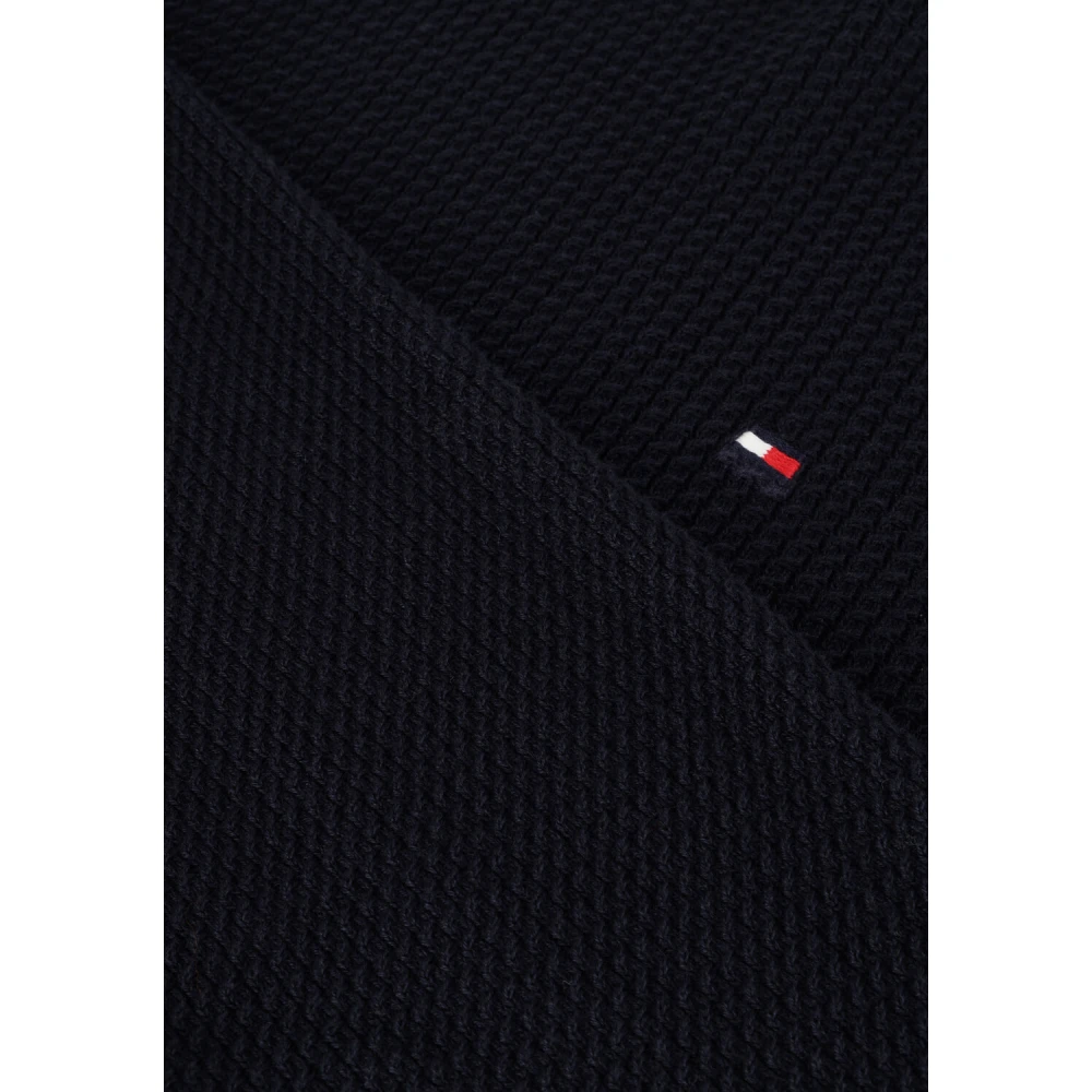 Tommy Hilfiger Heren Crew Neck Structuur Trui Blue Heren