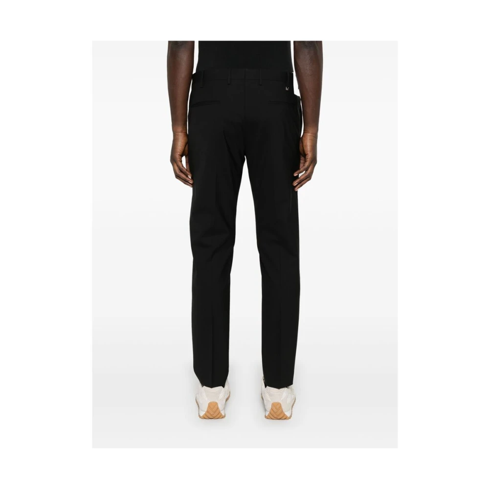 Pt01 Zwarte Broek met Zakken en Knopen Black Heren