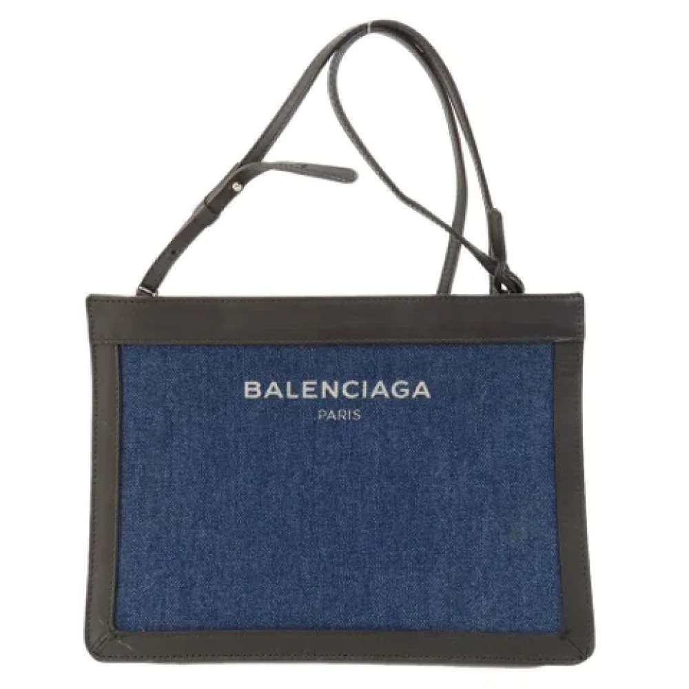 Balenciaga Vintage Pre-owned Denim balenciaga-bags Blue Dames