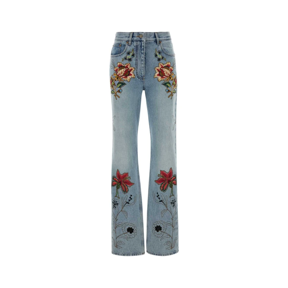 Valentino Garavani Blue Bootcut Jeans, Female, W26, Denim Jeans