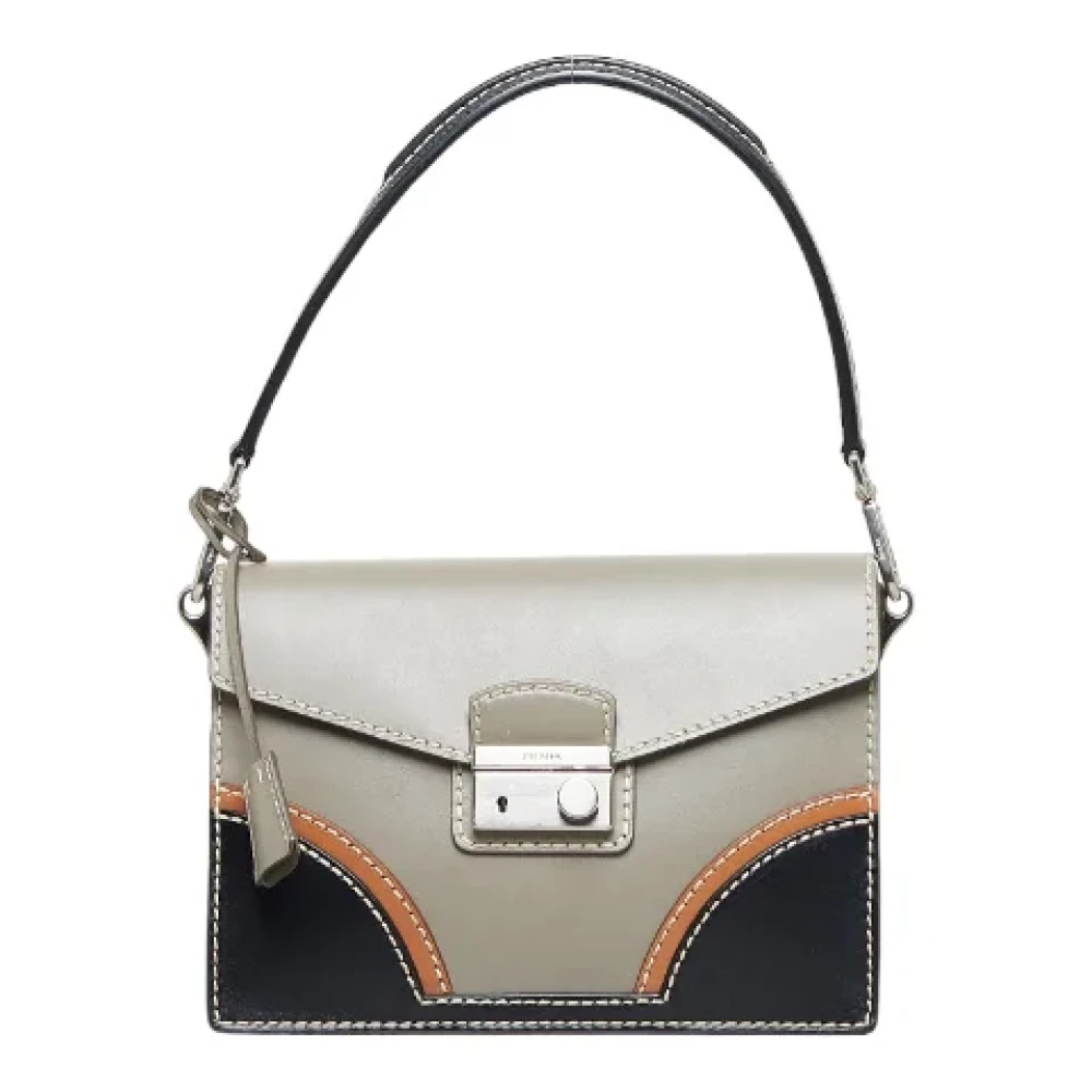 Prada Vintage Pre-owned Leather handbags Multicolor Dames