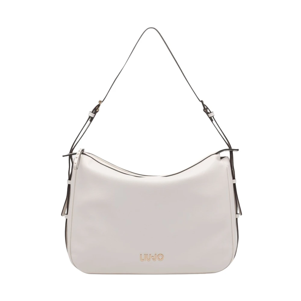 Liu Jo Donna Bianco Logo Shoulder Bag