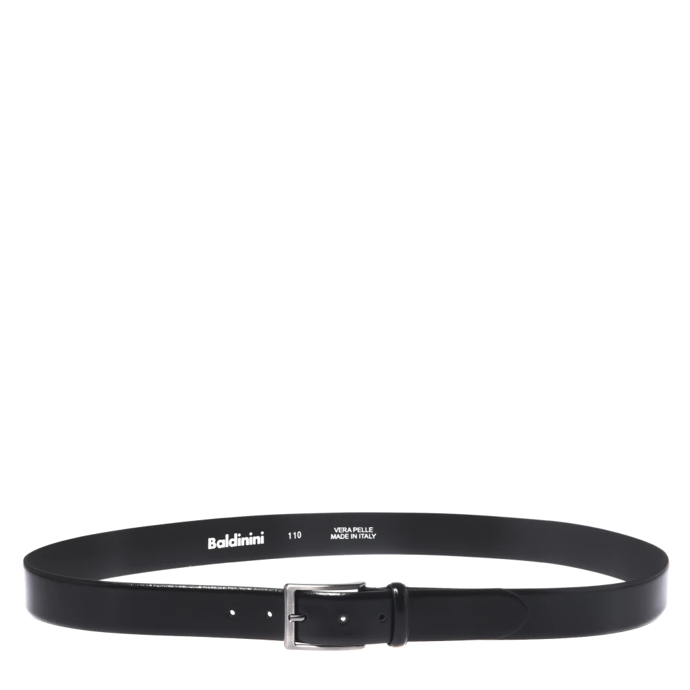Baldinini Men's Black Belts, 110 Cm, Leather Belt
