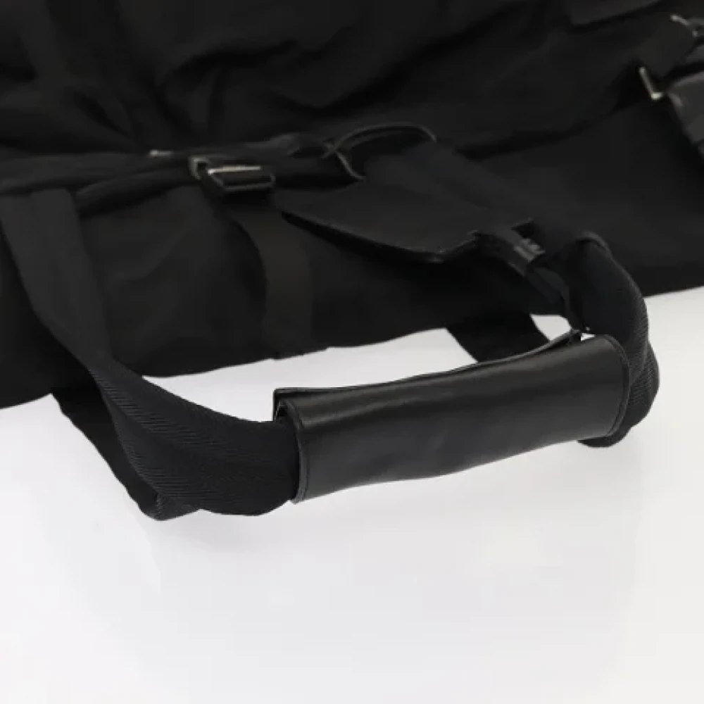Prada Vintage Pre-owned Leather travel-bags Black Dames