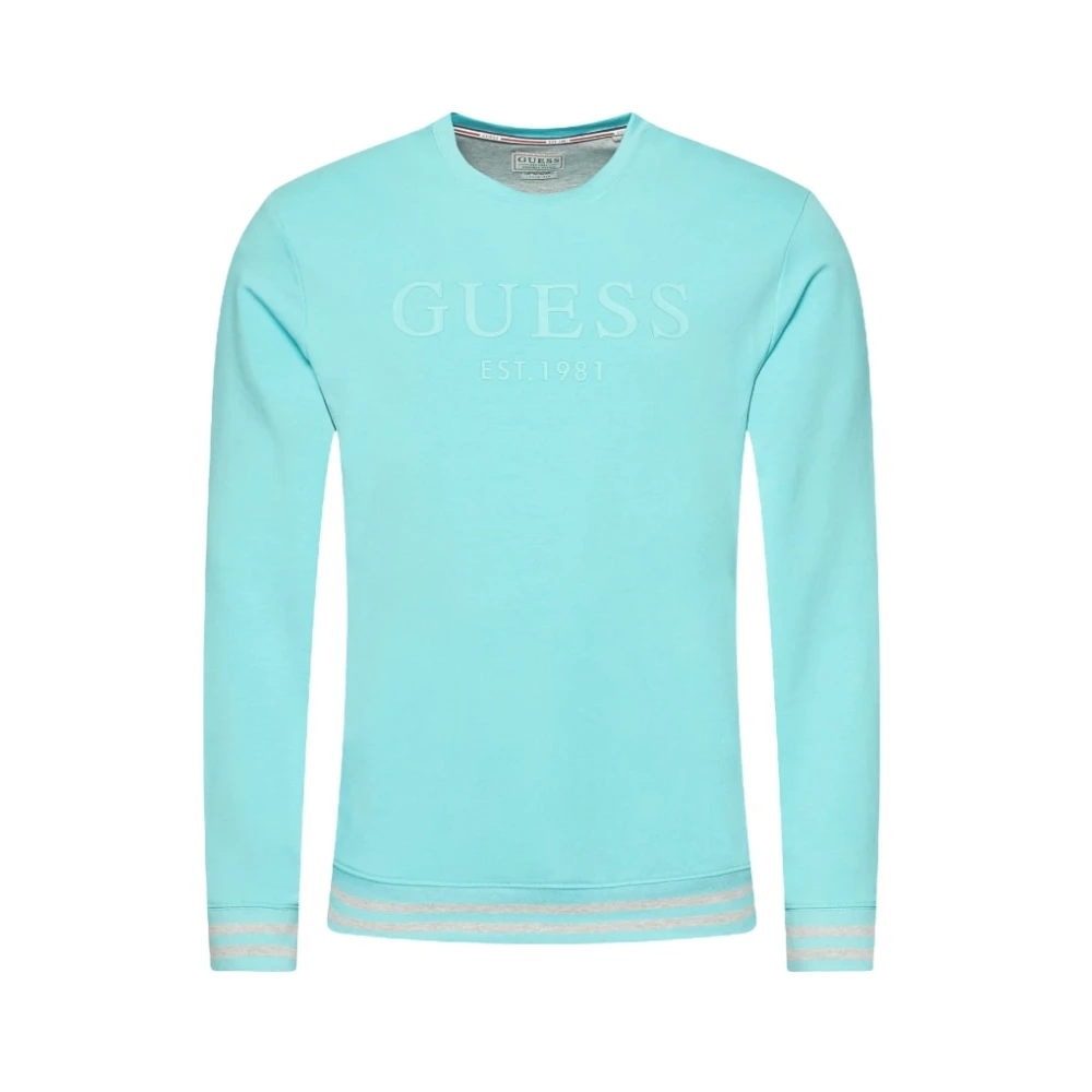 Guess Crewneck Sweatshirt Green Heren