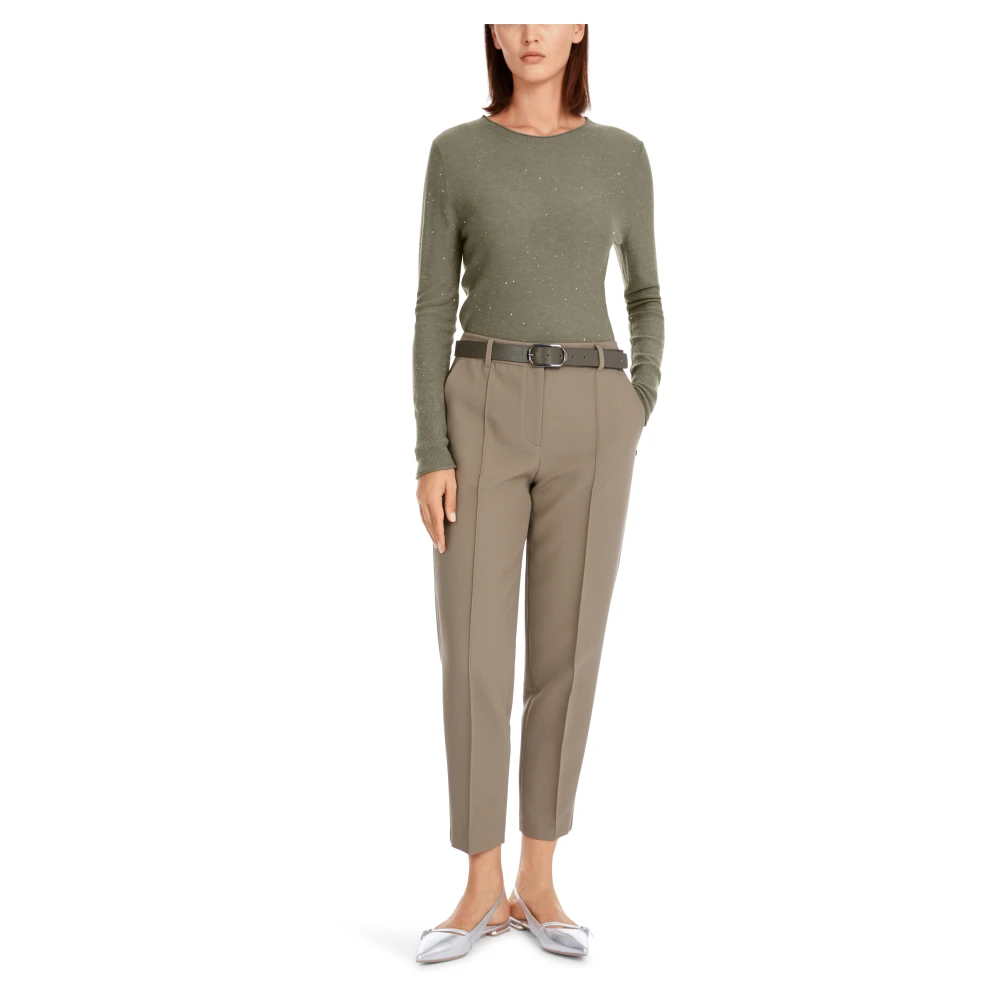 Marc Cain Fordon Feminine Fit Broek Green Dames